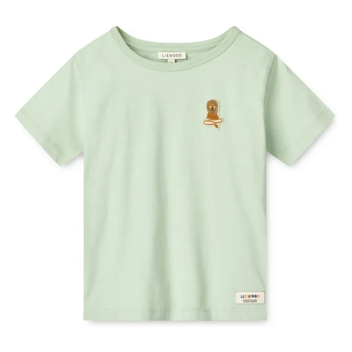 T-Shirt Apia Lion Coton Bio | Vert amande- Image produit n°0