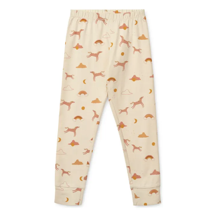 Pijama de algodón ecológico Wilhem Dream | Crema- Imagen del producto n°2