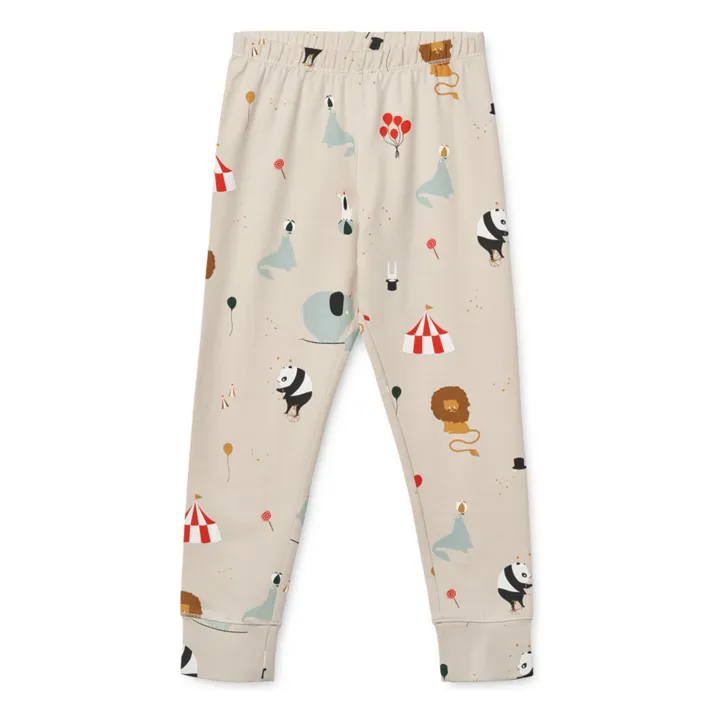 Pyjama Wilhem Circus Bio-Baumwolle | Sandfarben- Produktbild Nr. 2