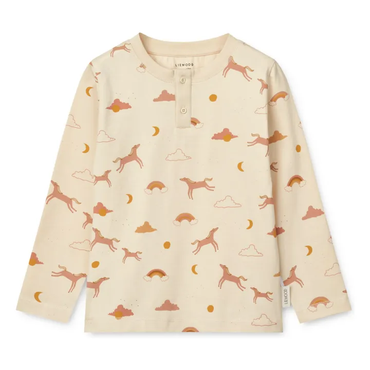 Wilhem Dream organic cotton pyjamas | Cream- Product image n°1