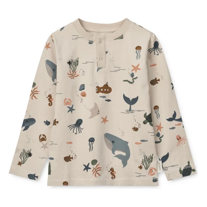 Pyjama Wilhem Bio-Baumwolle | Sandfarben- Produktbild Nr. 1
