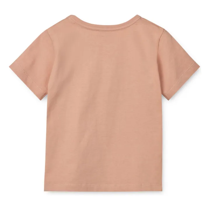T-Shirt Apia Paris Mademoiselle Coton Bio | Rose pêche- Image produit n°2
