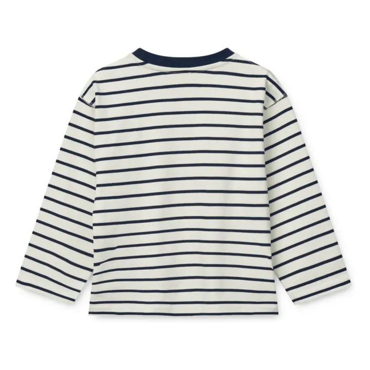 T-Shirt Tyler Coton Bio | Bleu marine- Image produit n°4