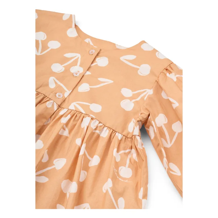 Robe Ariana Coton Bio | Abricot- Image produit n°2