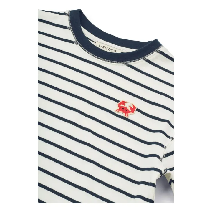 T-Shirt Tyler Coton Bio | Bleu marine- Image produit n°3