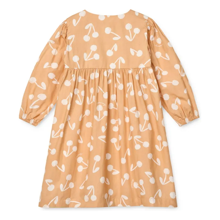 Robe Ariana Coton Bio | Abricot- Image produit n°3