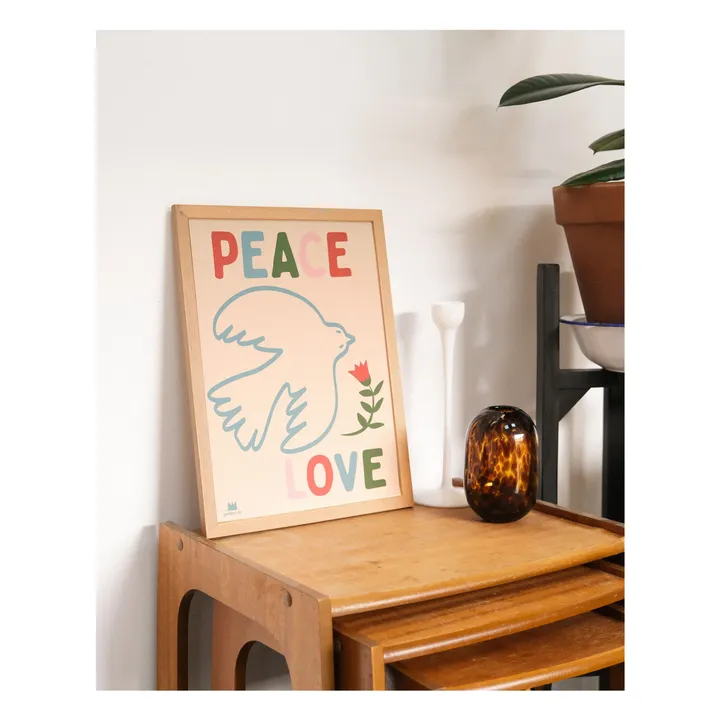 Affiche Peace and Love- Image produit n°2