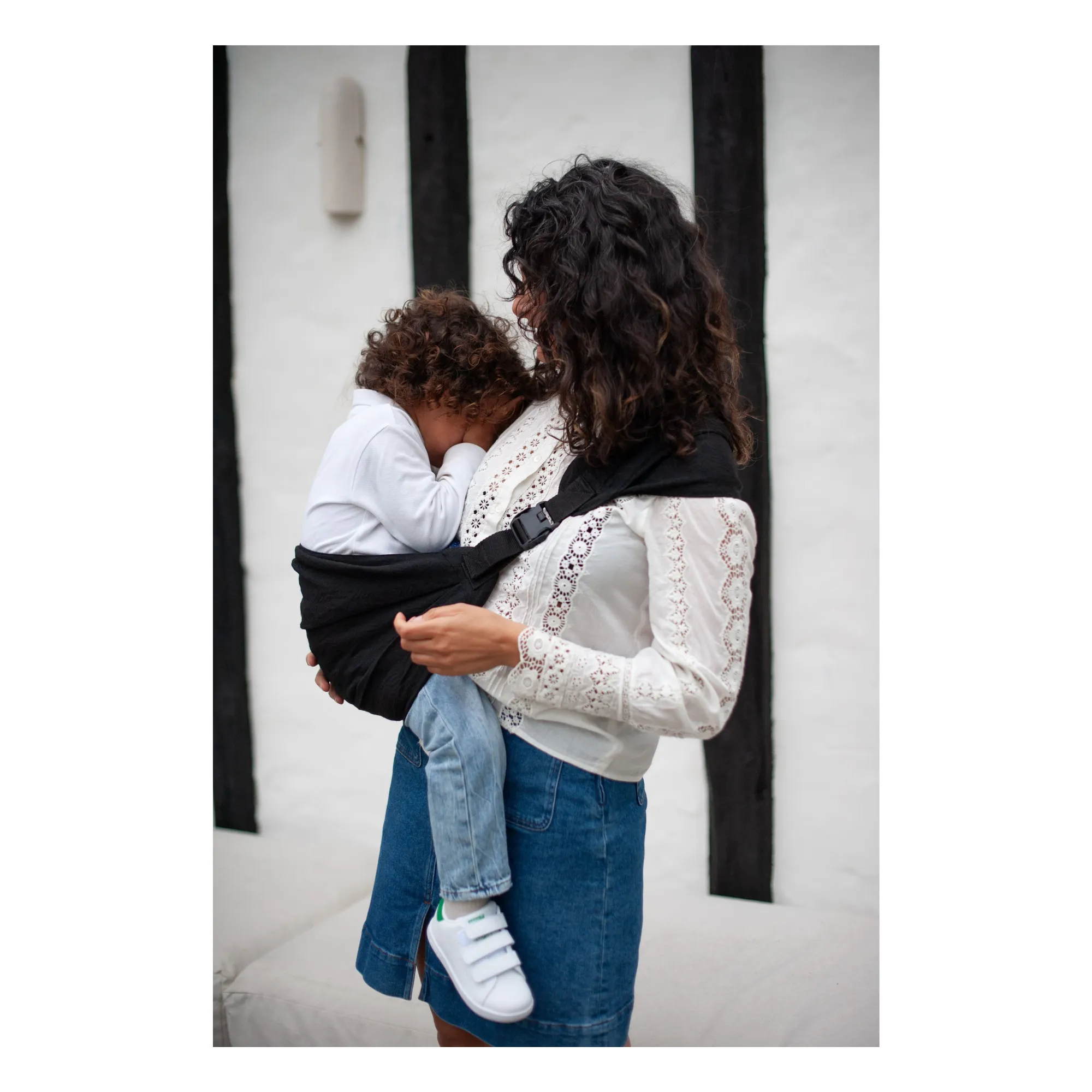 Porte-bébé Carry & Walk | Noir- Image produit n°1