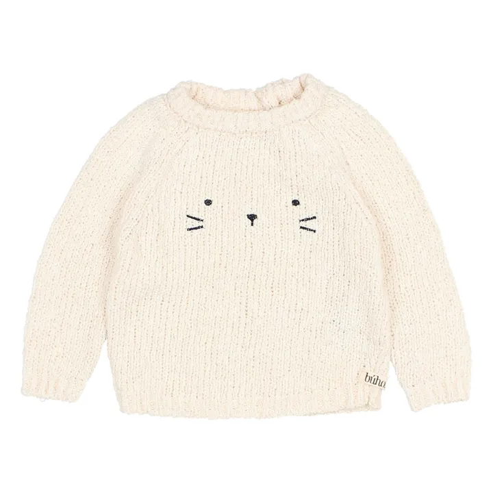 Bunny Organic Cotton Sweater | Ecru- Product image n°0