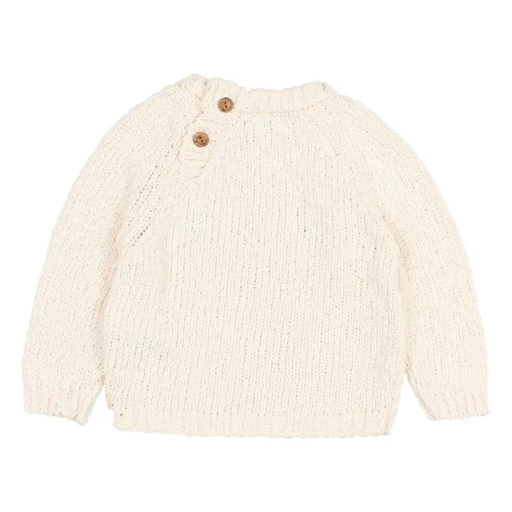 Bunny Organic Cotton Sweater | Ecru- Product image n°3