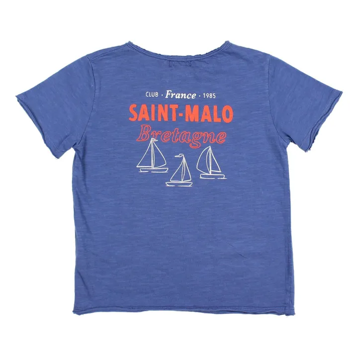 T-Shirt Saint Malo Bio-Baumwolle | Indigoblau- Produktbild Nr. 3