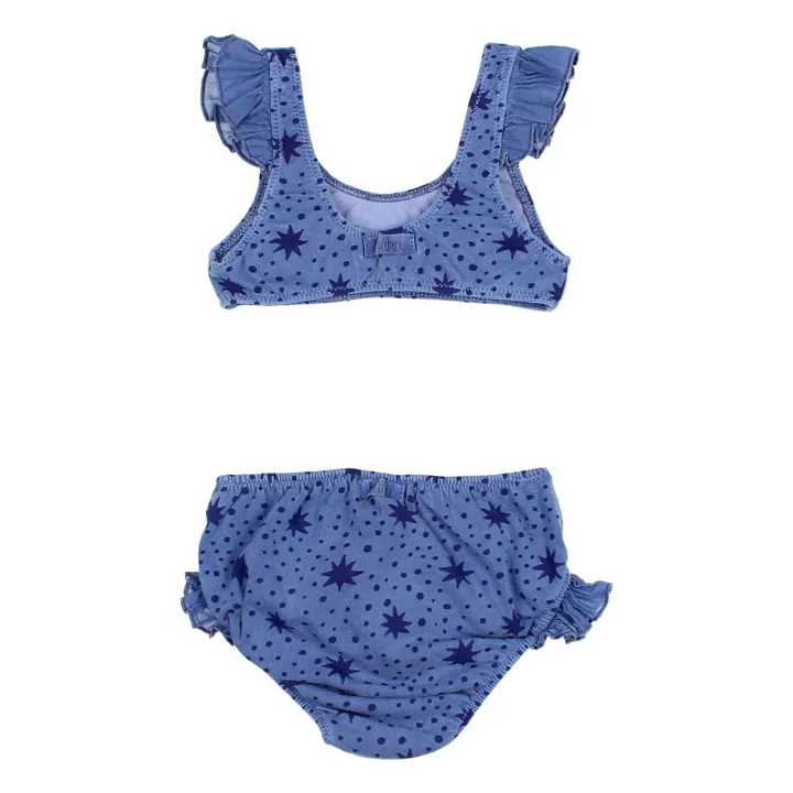 Maillot de Bain 2 pièces Stars Coton Bio | Bleu indigo- Image produit n°1
