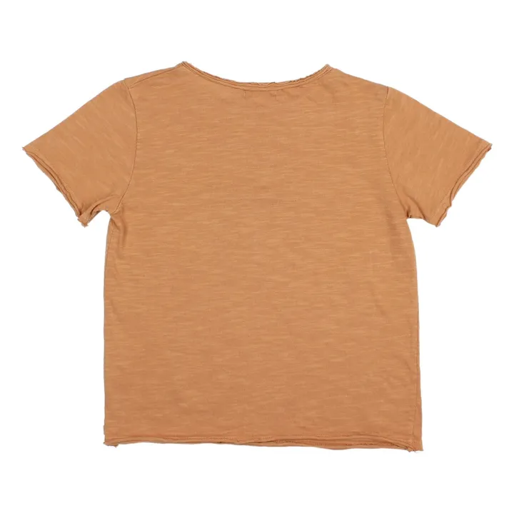T-Shirt Beach Bio-Baumwolle | Kamelbraun- Produktbild Nr. 1