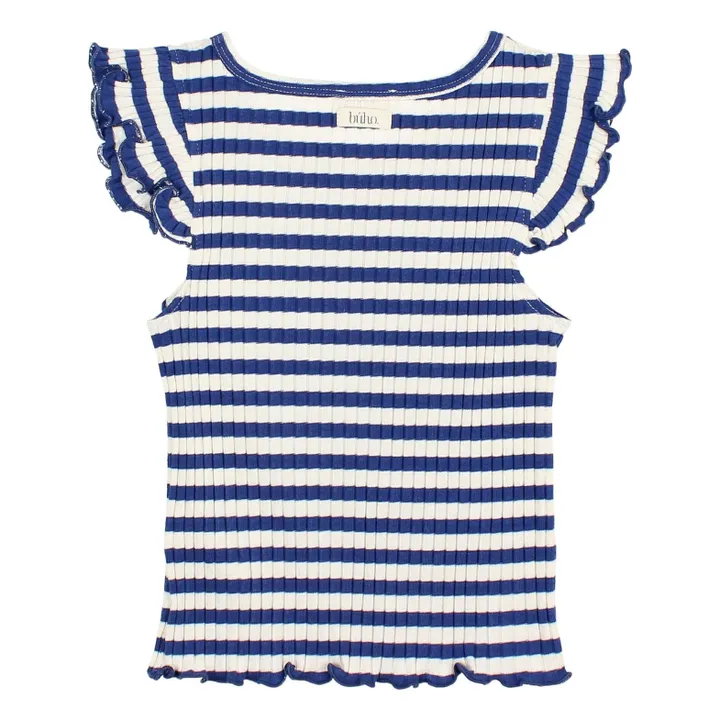 Fancy Tank Top Algodón orgánico | Azul índigo- Imagen del producto n°1