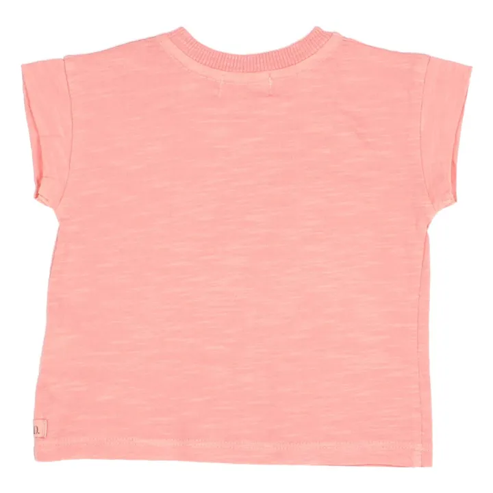 T-shirt Glaces Coton Bio | Rose- Image produit n°1