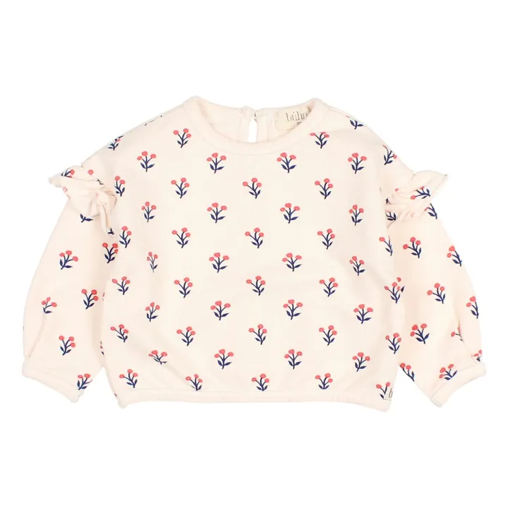 Sweat Capri Bébé Coton Bio | Ivoire- Image produit n°0