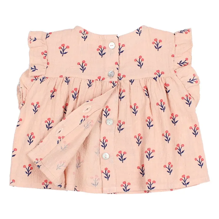 Blouse Capri Bébé Coton Bio | Rose pâle- Image produit n°1