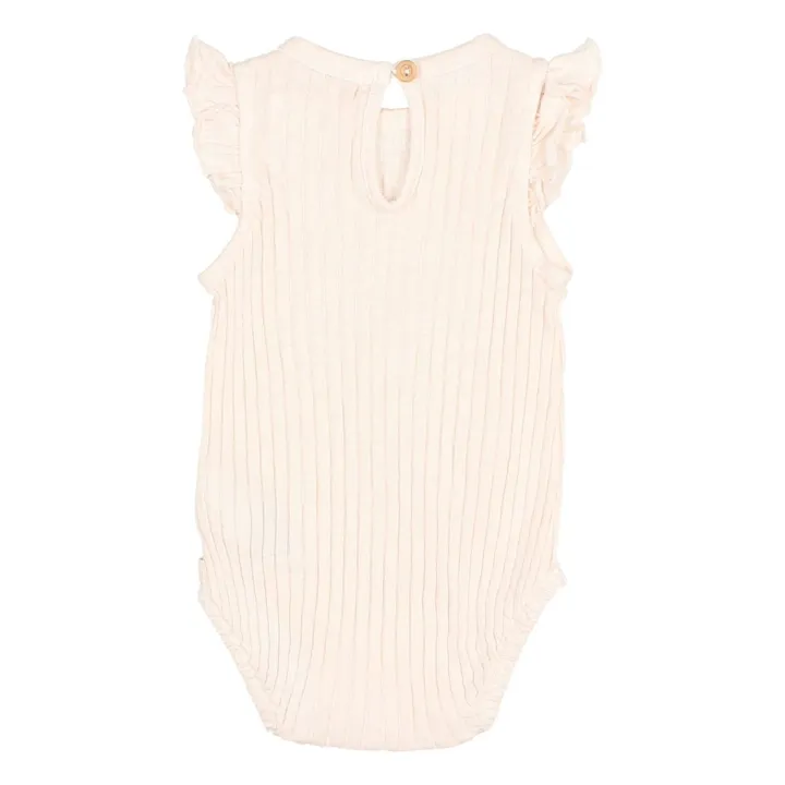 Body Volants Coton Bio | Ivoire- Image produit n°2