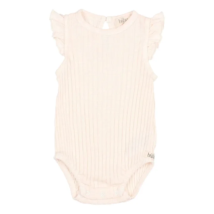 Body Volants Coton Bio | Ivoire- Image produit n°0