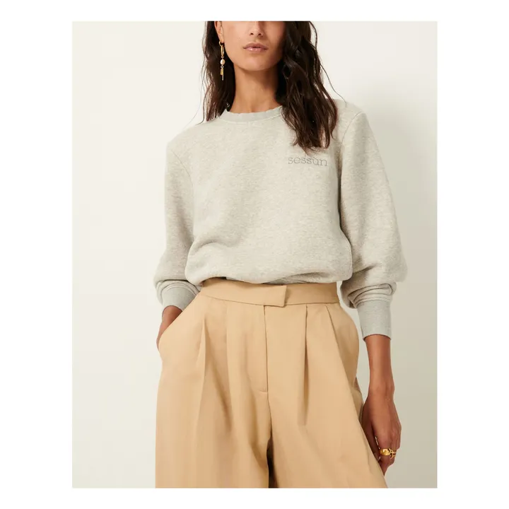 Chill Sweat Algodón orgánico | Gris Jaspeado- Imagen del producto n°1