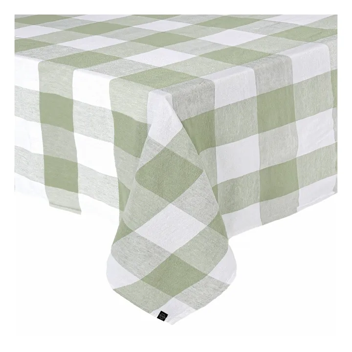 Nappe en métis Palma II | Vert amande- Image produit n°0
