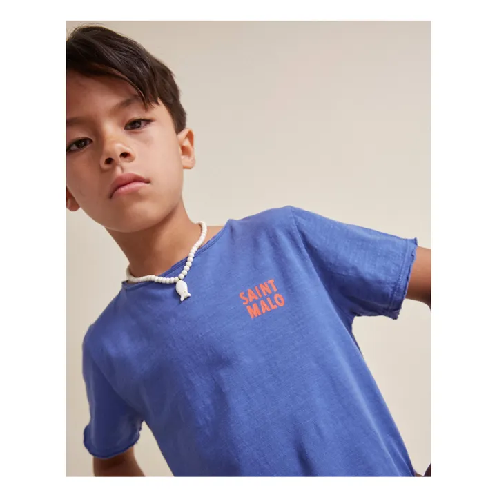 T-Shirt Saint Malo Bio-Baumwolle | Indigoblau- Produktbild Nr. 2