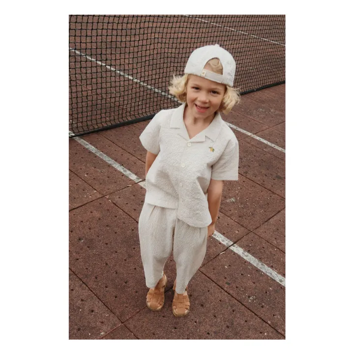 Casquette Elliot Coton Bio | Sable- Image produit n°4