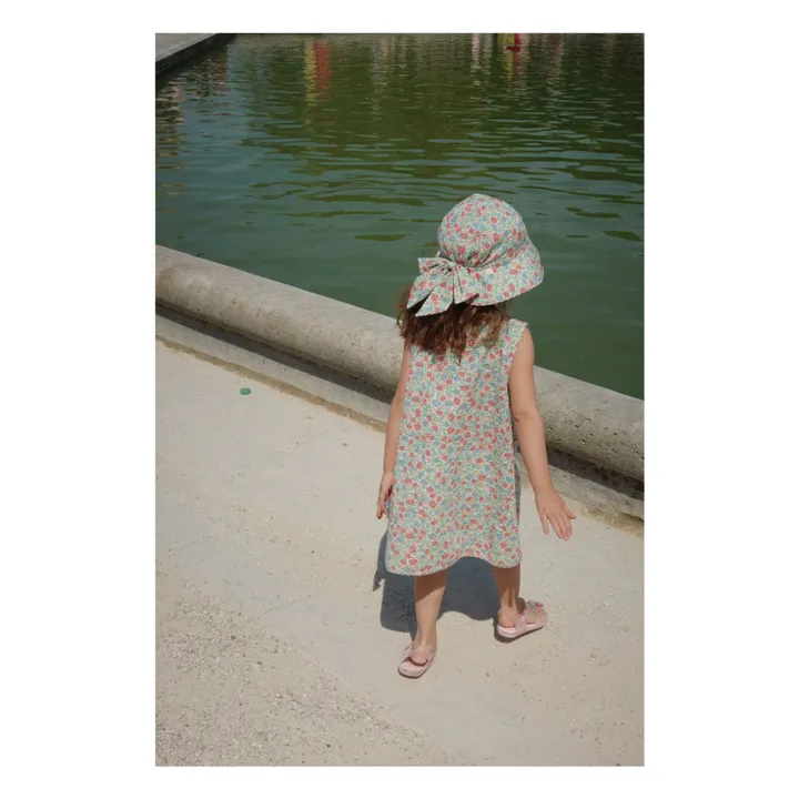 Gorro Elin de algodón orgánico | Azul- Imagen del producto n°2