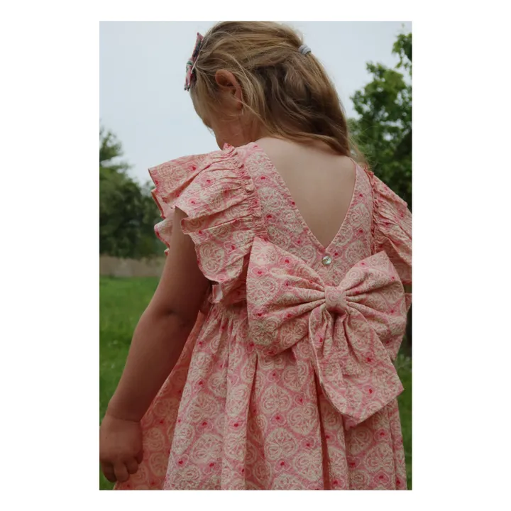 Ava organic cotton dress | Pink- Product image n°1