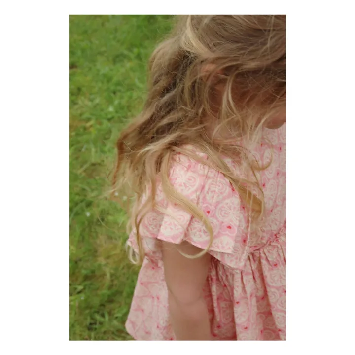 Ava organic cotton dress | Pink- Product image n°2