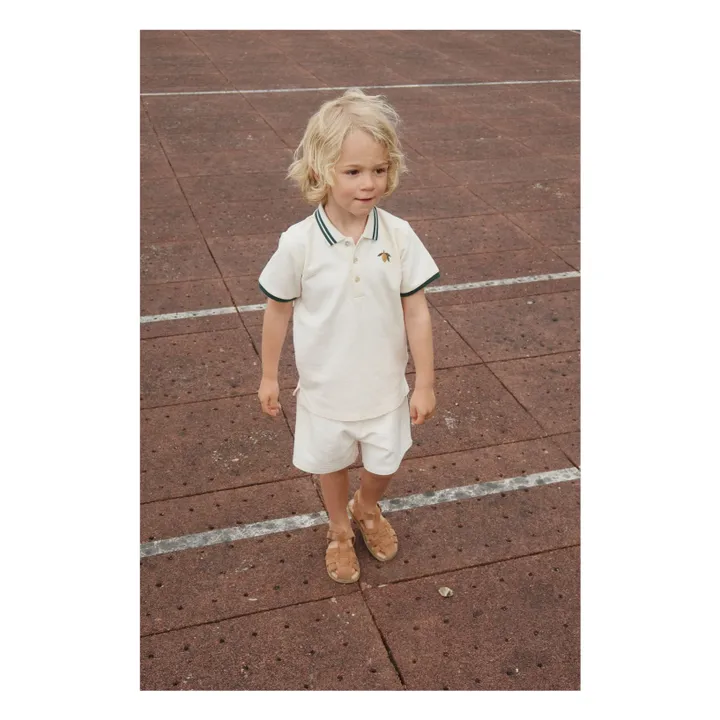 Short Florian Coton Bio | Ecru- Image produit n°1