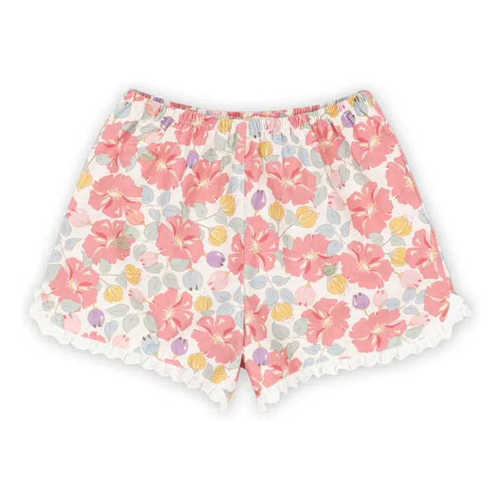 Organic Cotton Heart Shorts | Pink- Product image n°0