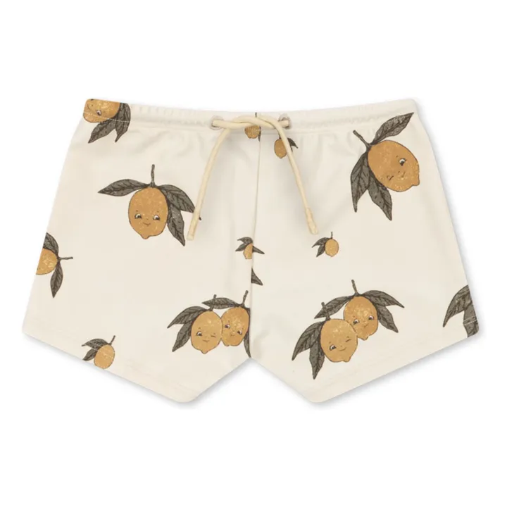 Aster Lemon Bath Short Recycled Fiber | Ecru- Product image n°0