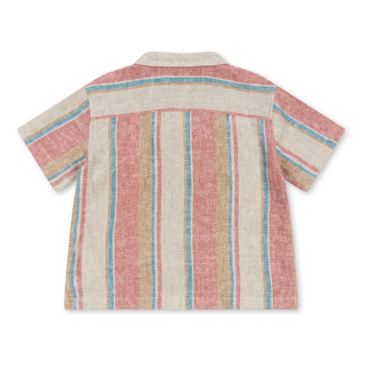 Chemise Venice Lin | Rouge- Image produit n°4