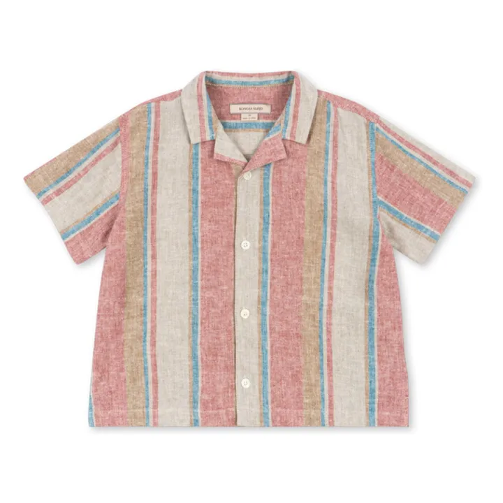 Chemise Venice Lin | Rouge- Image produit n°0