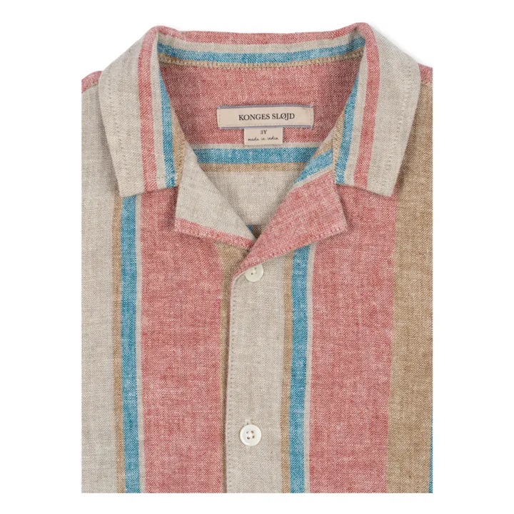 Chemise Venice Lin | Rouge- Image produit n°3