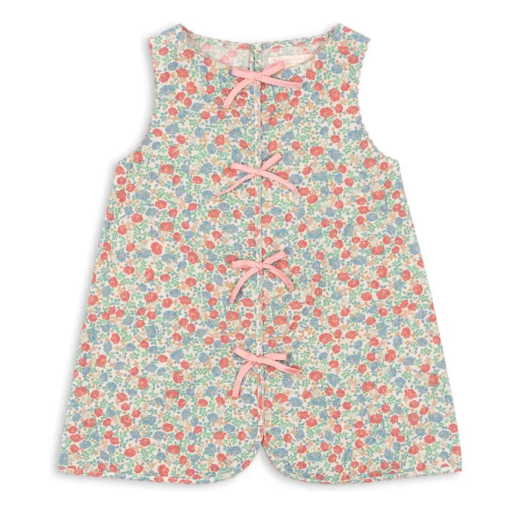 Elin organic cotton dress | Blue- Product image n°0