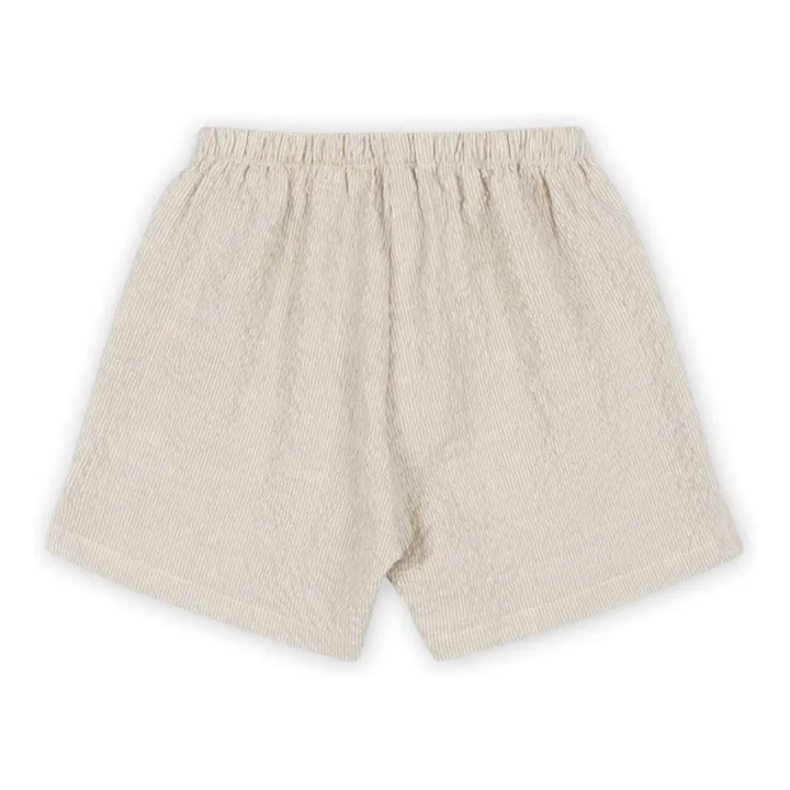 Elliot Organic Cotton Shorts | Ecru- Product image n°2