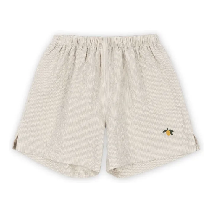 Elliot Organic Cotton Shorts | Ecru- Product image n°0