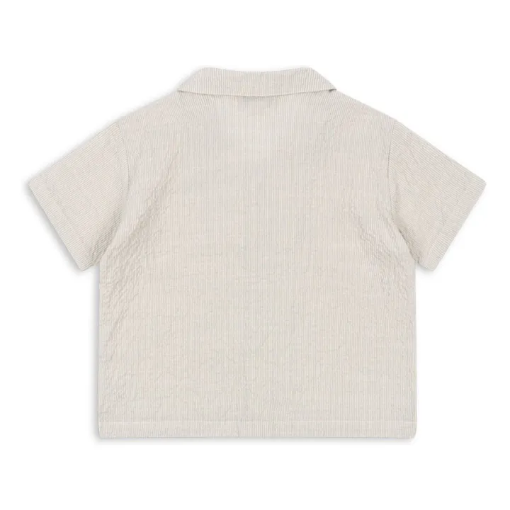 Camisa Elliot de algodón orgánico | Crudo- Imagen del producto n°4