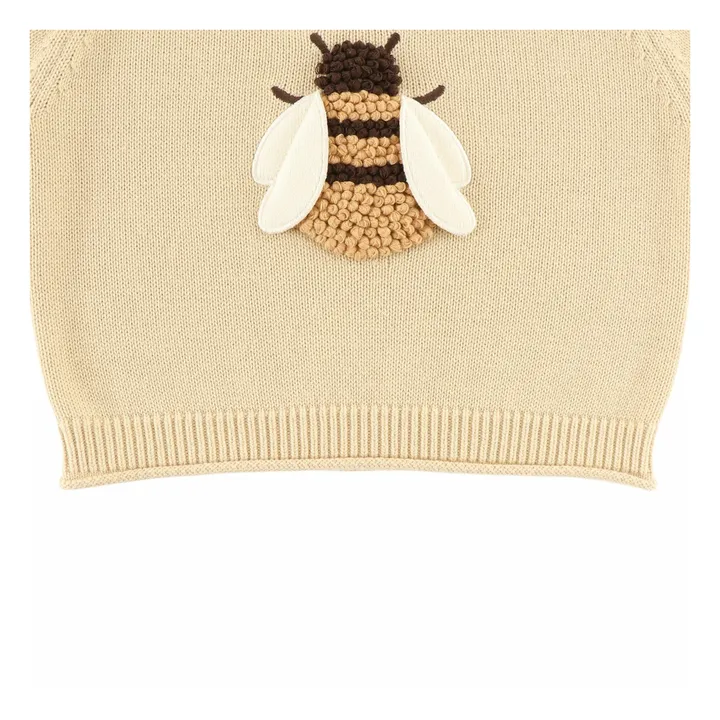 Pullover Valenthe Abeille Bio-Baumwolle | Beige- Produktbild Nr. 4