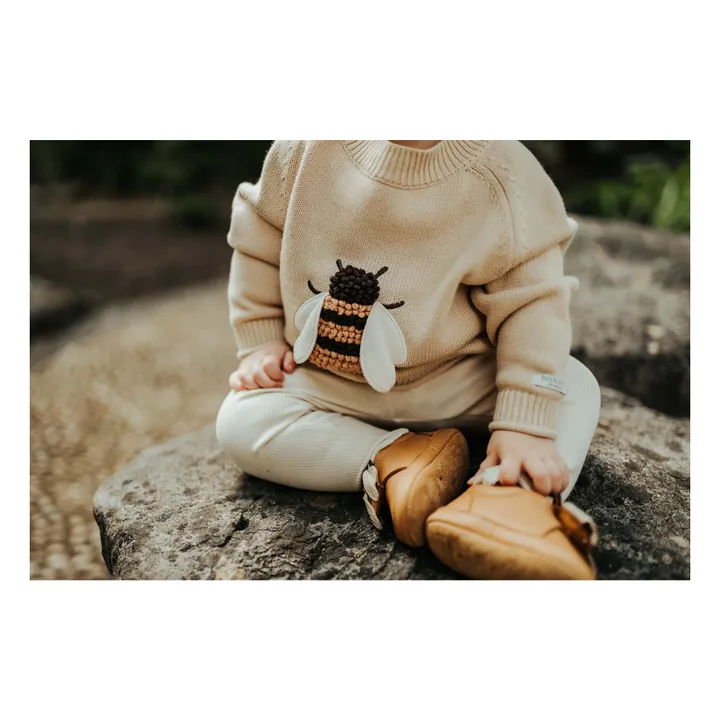 Pullover Valenthe Abeille Bio-Baumwolle | Beige- Produktbild Nr. 1