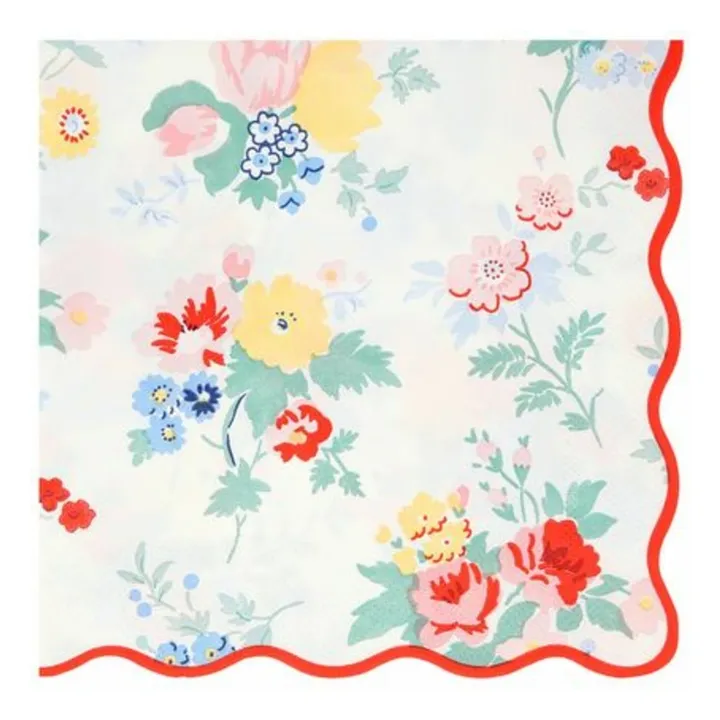 Serviettes en papier Vintage Floral - Set de 16- Image produit n°0