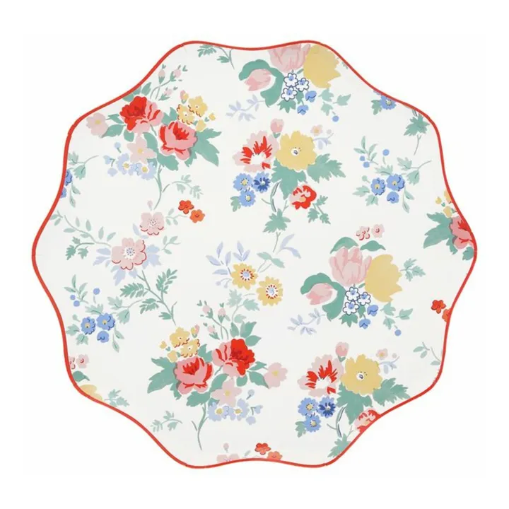 Platos Florales Vintage - Lote de 8- Imagen del producto n°0