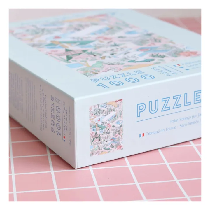 Puzzle di Palm Springs di Jacqueline Colley - 1000 pezzi- Immagine del prodotto n°4