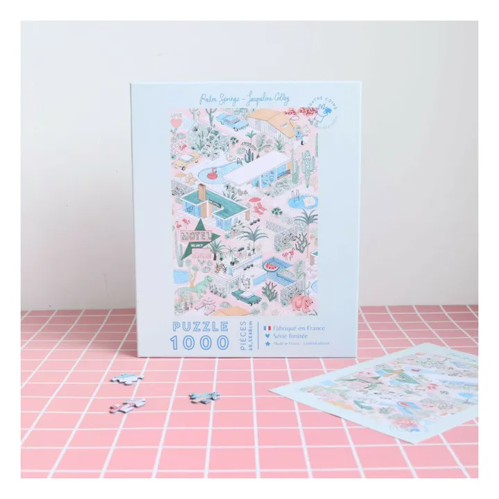 Puzzle di Palm Springs di Jacqueline Colley - 1000 pezzi- Immagine del prodotto n°2