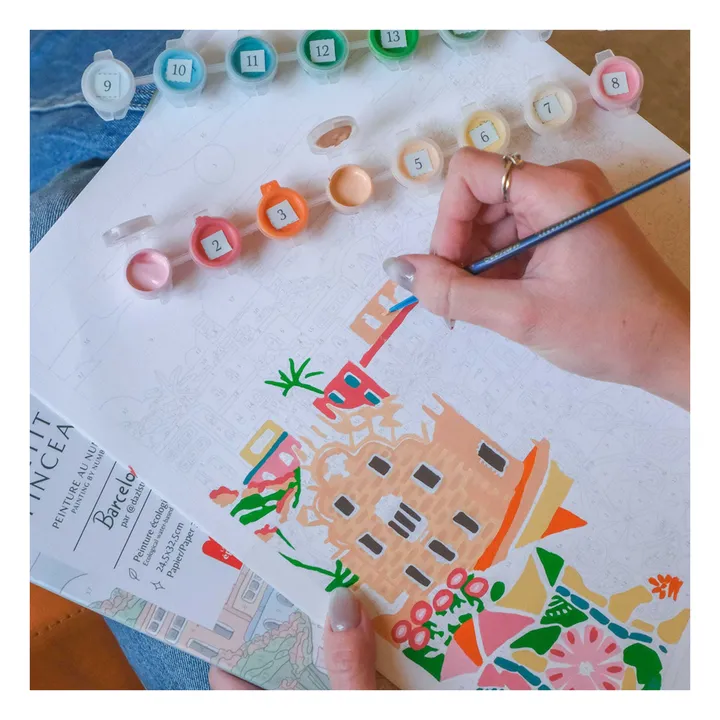 Malen nach Zahlen Kit - Barcelona von Dazlstudio- Produktbild Nr. 3