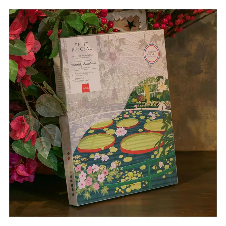 Kit für das Malen nach Zahlen - Waterlily Glasshouse von Elaine Lee- Produktbild Nr. 4
