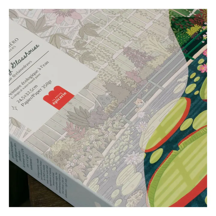 Kit de peinture au numéro - Waterlily Glasshouse par Elaine Lee- Image produit n°2
