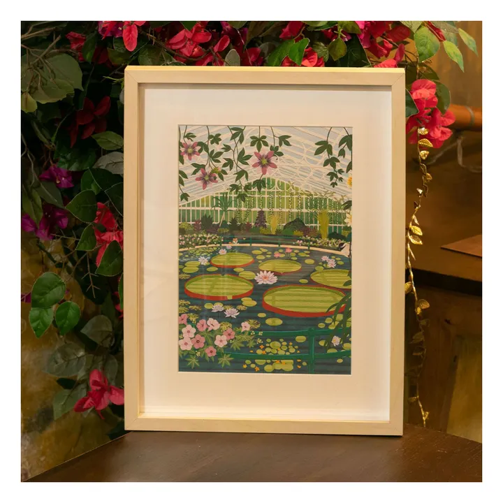 Kit für das Malen nach Zahlen - Waterlily Glasshouse von Elaine Lee- Produktbild Nr. 1